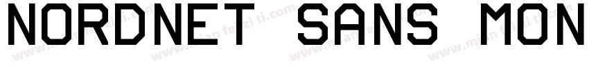 Nordnet Sans Mono Bold字体转换